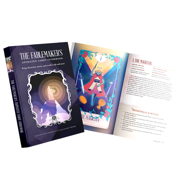 The Fablemaker's Animated Tarot (Deluxe Box Set) by Misty Bourne, Kami Areopagita - Magick Magick.com