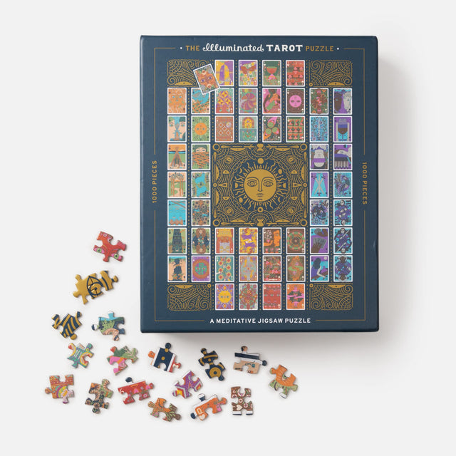 The Illuminated Tarot Puzzle: A Meditative 1000-Piece Jigsaw Puzzle - Magick Magick.com