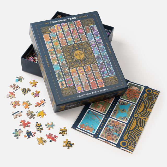 The Illuminated Tarot Puzzle: A Meditative 1000-Piece Jigsaw Puzzle - Magick Magick.com