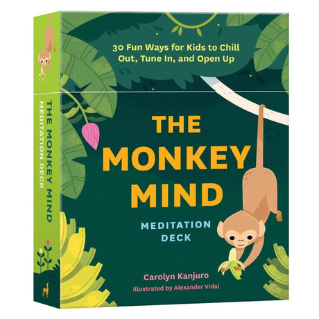 The Monkey Mind Meditation Deck by Carolyn Kanjuro, Alexander Vidal - Magick Magick.com
