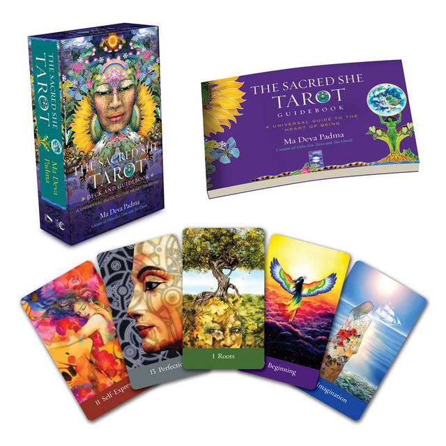 The Sacred She Tarot Deck and Guidebook by Ma Deva Padma - Magick Magick.com