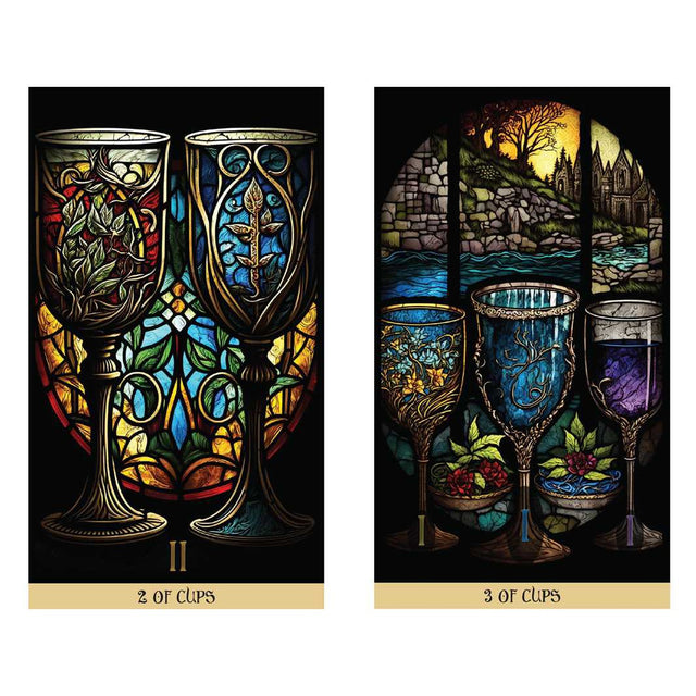 The Stained Glass Tarot by James Edward - Magick Magick.com