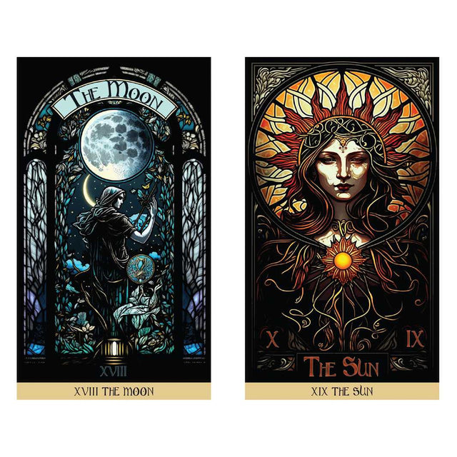 The Stained Glass Tarot by James Edward - Magick Magick.com