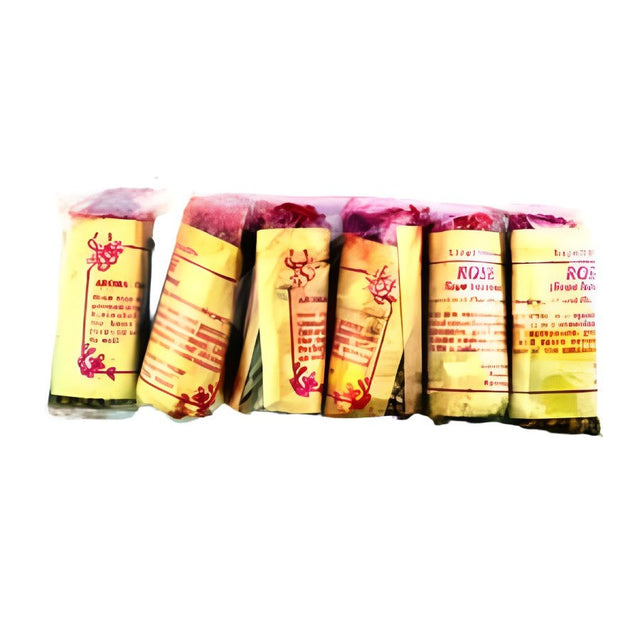 Tibetan Rope Incense - Rose (35-45 Ropes) - Magick Magick.com