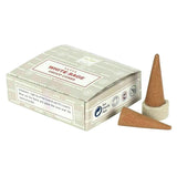 White Sage Satya Dhoop Incense Cones (12 Pack) - Magick Magick.com