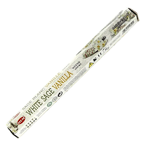 White Sage Vanilla HEM Incense Stick 20 Pack - Magick Magick.com