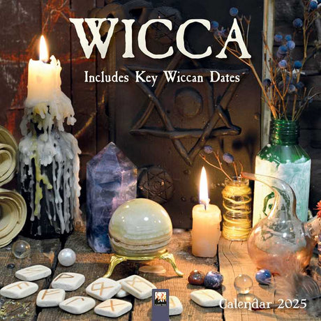 Wicca Wall Calendar 2025 (Art Calendar) by Flame Tree Studio - Magick Magick.com