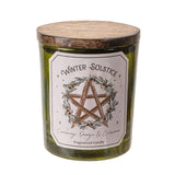 Winter Solstice Cranberry, Orange & Cinnamon Candle - Magick Magick.com