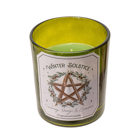 Winter Solstice Cranberry, Orange & Cinnamon Candle - Magick Magick.com
