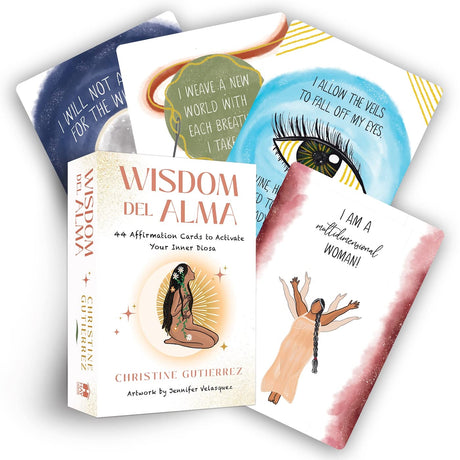 Wisdom Del Alma: 44 Affirmation Cards to Activate Your Inner Diosa by Christine Gutierrez - Magick Magick.com