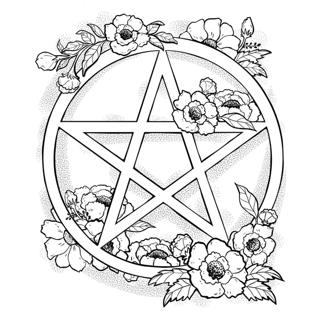 Witchcraft Coloring Book by Christina Haberkern - Magick Magick.com