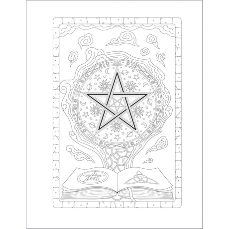 Witchcraft Coloring Book for Adults by Rockridge Press - Magick Magick.com