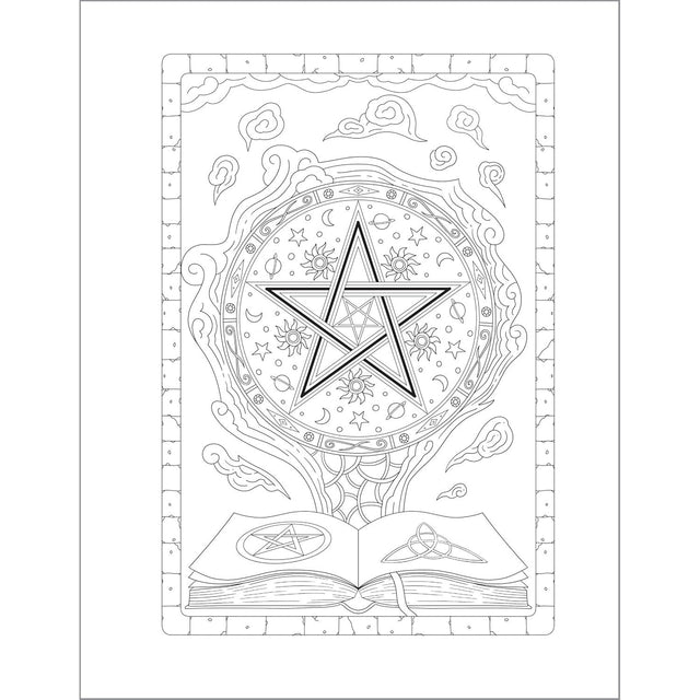 Witchcraft Coloring Book for Adults by Rockridge Press - Magick Magick.com