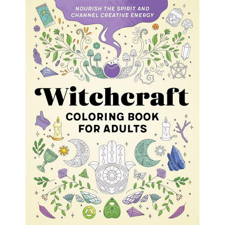 Witchcraft Coloring Book for Adults by Rockridge Press - Magick Magick.com