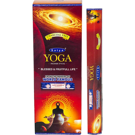 Yoga Satya Hexagonal Incense Sticks 20 gram - Magick Magick.com