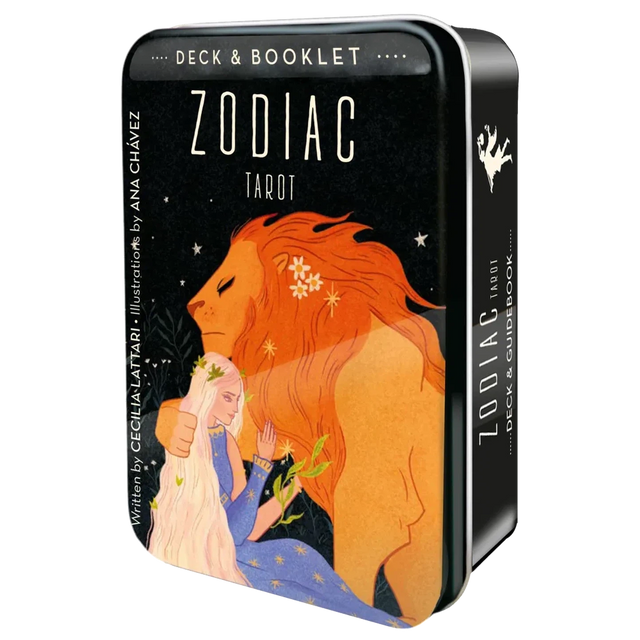 Zodiac Tarot In A Tin by Cecilia Lattari, Ana Chavez - Magick Magick.com