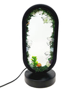 9" Oval Shaped Dimmable Gemstone Lamp - Mushroom Forest