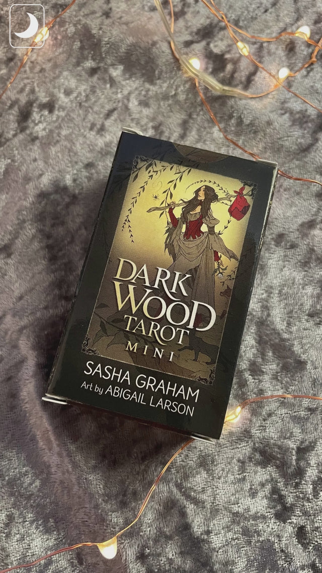 Dark Wood Tarot Mini Deck by Sasha Graham, Abigail Larson (Signed Copy)
