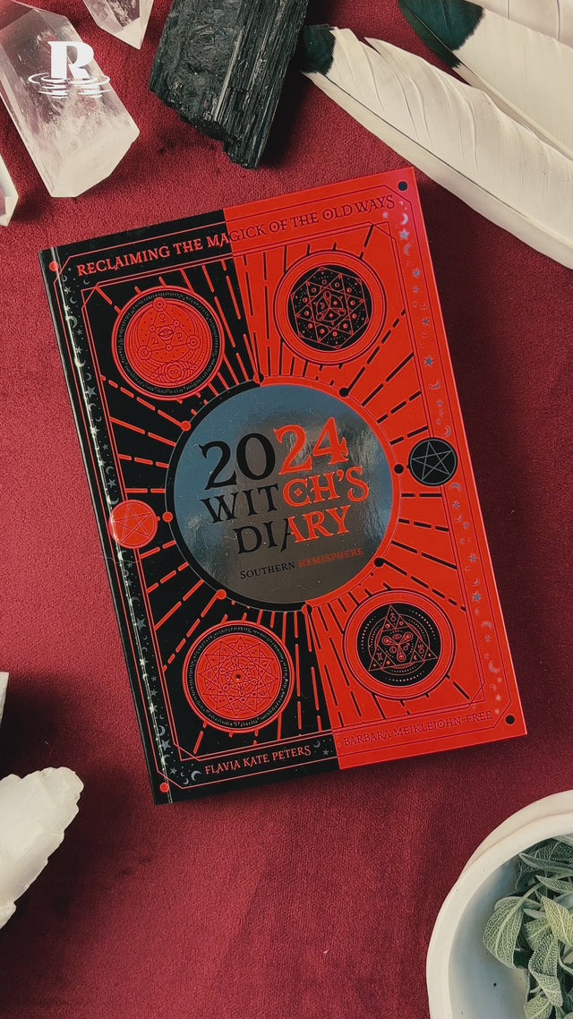 2024 Witch's Diary – Northern Hemisphere by Barbara Meiklejohn-Free, Flavia Kate Peters