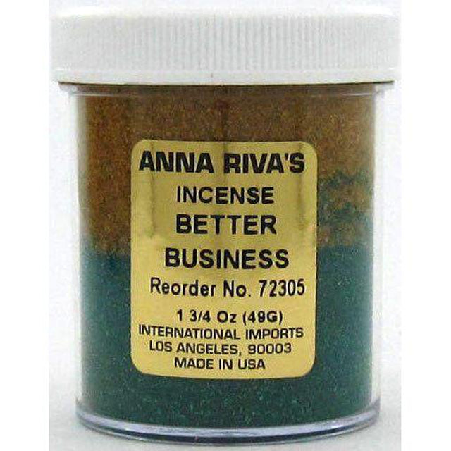 1 3/4 oz Anna Riva Incense Powder - Better Business - Magick Magick.com