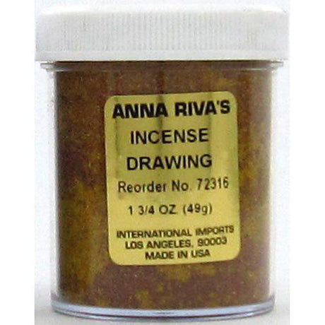 1 3/4 oz Anna Riva Incense Powder - Drawing - Magick Magick.com