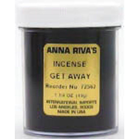 1 3/4 oz Anna Riva Incense Powder - Get Away - Magick Magick.com