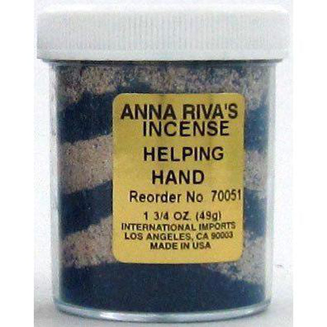 1 3/4 oz Anna Riva Incense Powder - Helping Hand - Magick Magick.com
