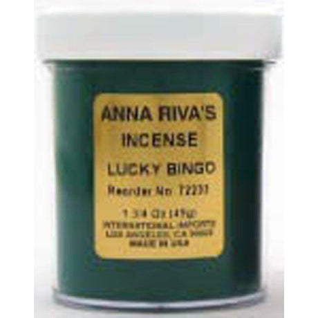 1 3/4 oz Anna Riva Incense Powder - Lucky Bingo - Magick Magick.com