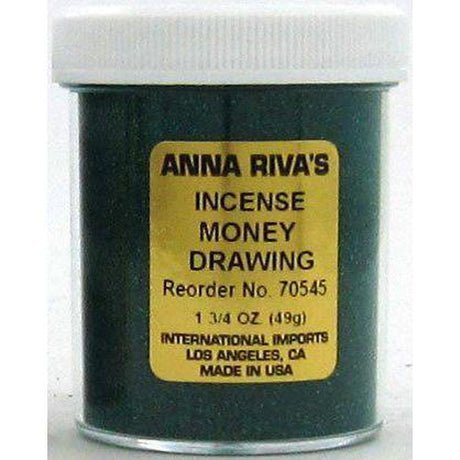 1 3/4 oz Anna Riva Incense Powder - Money Drawing - Magick Magick.com