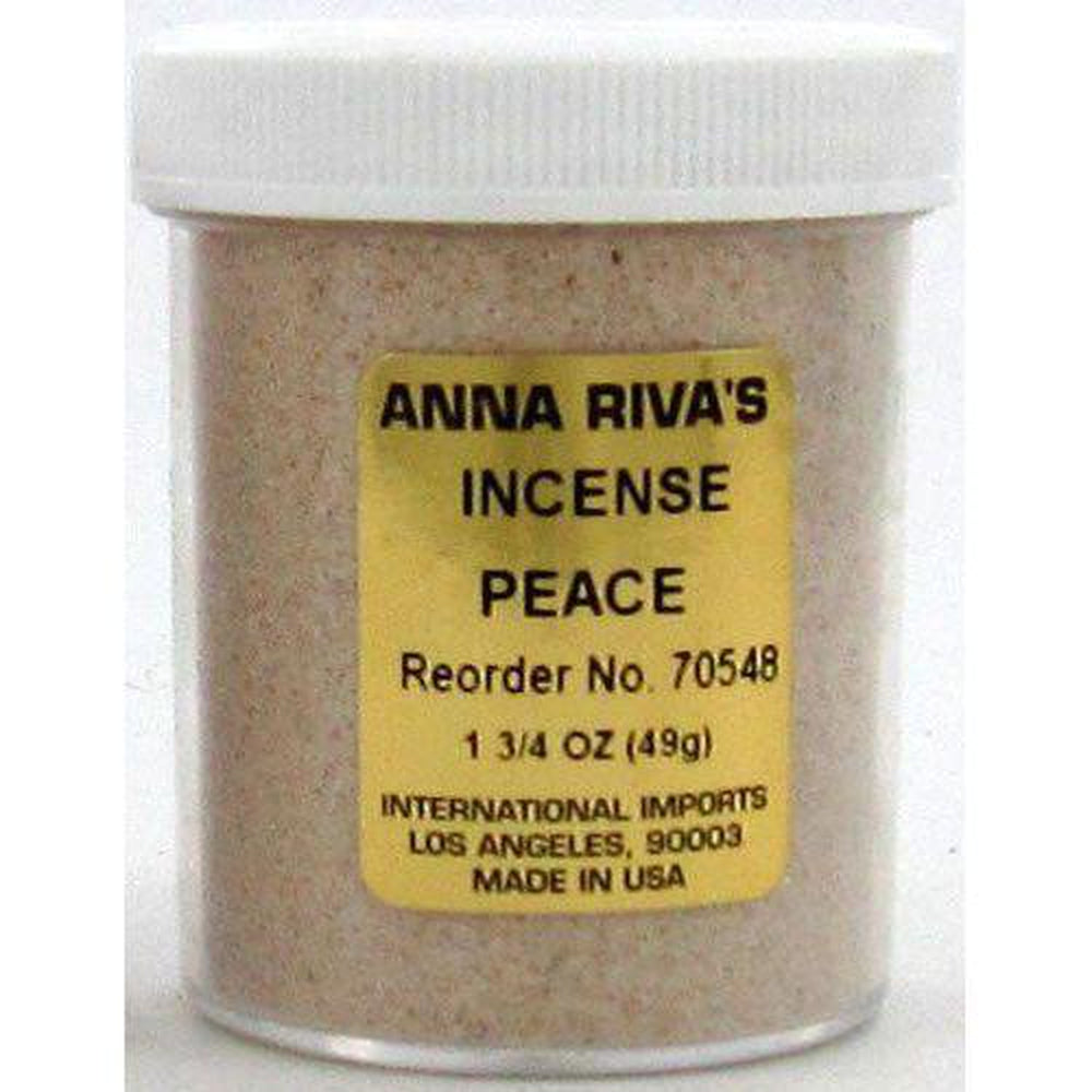 1 3/4 oz Anna Riva Incense Powder - Peace - Magick Magick.com