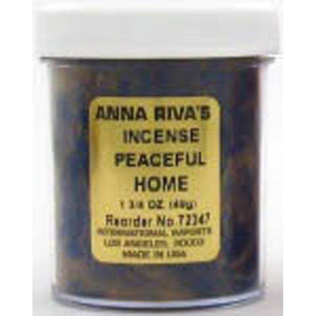 1 3/4 oz Anna Riva Incense Powder - Peaceful Home - Magick Magick.com