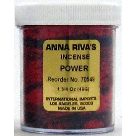 1 3/4 oz Anna Riva Incense Powder - Power - Magick Magick.com