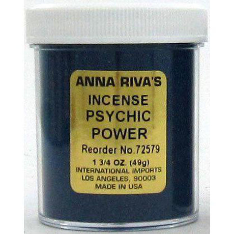 1 3/4 oz Anna Riva Incense Powder - Psychic Power - Magick Magick.com