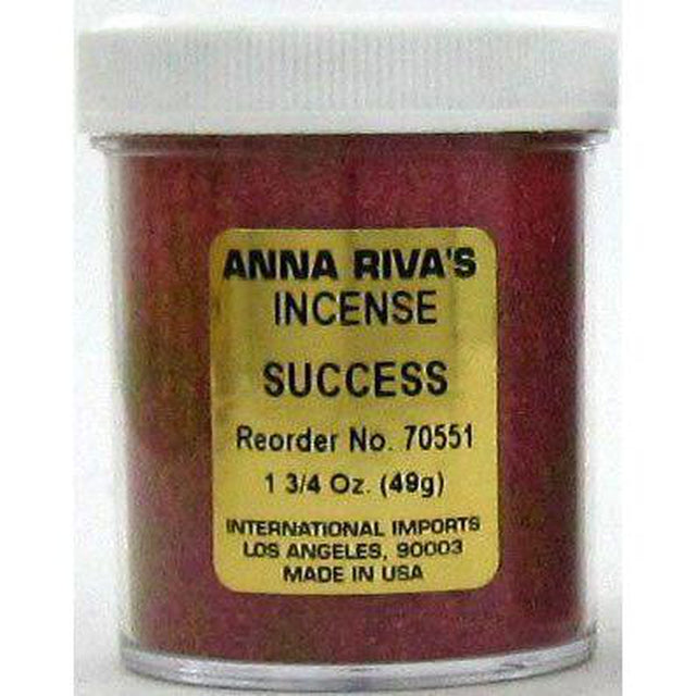 1 3/4 oz Anna Riva Incense Powder - Success - Magick Magick.com