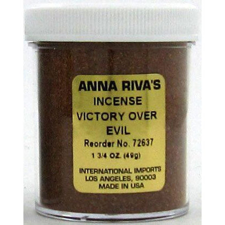 1 3/4 oz Anna Riva Incense Powder - Victory Over Evil - Magick Magick.com