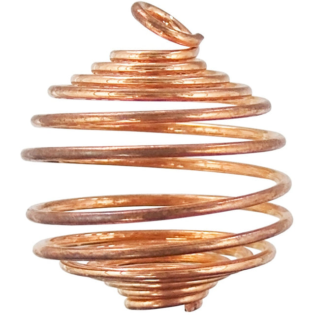 1" Copper Plated Cage Pendant for Tumbled Stones - Magick Magick.com
