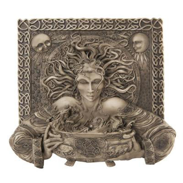 10" Cerridwen Wall Plaque Statue - Magick Magick.com