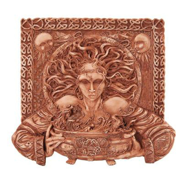 10" Cerridwen Wall Plaque in Bronze - Magick Magick.com