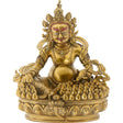 10" Lost Wax Yellow Fortune Buddha Statue - Magick Magick.com