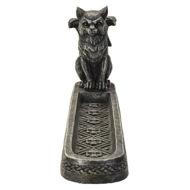 10" Winged Cat Incense Burner - Magick Magick.com