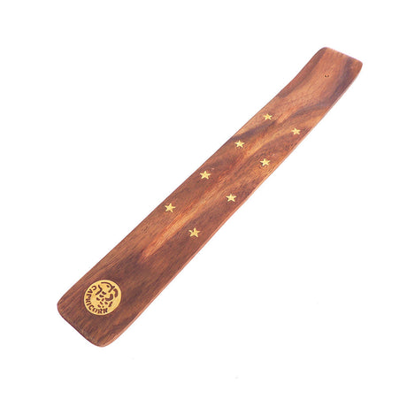10" Wood Incense Holder - Astrology - Capricorn - Magick Magick.com
