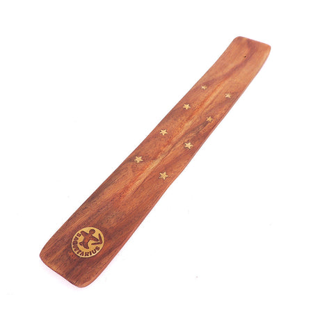 10" Wood Incense Holder - Astrology - Sagittarius - Magick Magick.com