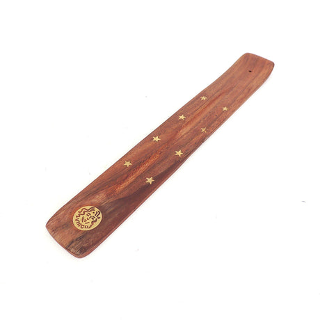 10" Wood Incense Holder - Astrology - Virgo - Magick Magick.com
