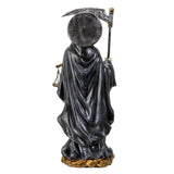 10.5" Santa Muerte Black Statue - Magick Magick.com