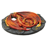 10.75 Anne Stokes Wall Plaque - Beltane Dragon - Magick Magick.com