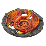 10.75 Anne Stokes Wall Plaque - Beltane Dragon - Magick Magick.com