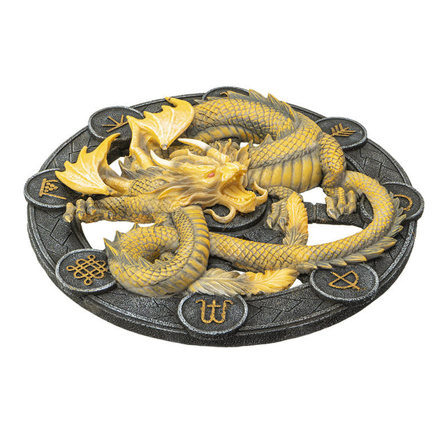 10.75 Anne Stokes Wall Plaque - Imbolc Dragon - Magick Magick.com