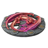 10.75 Anne Stokes Wall Plaque - Lammas Dragon - Magick Magick.com