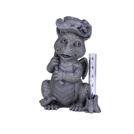 10.75" Garden Dragon Statue - Rain Catcher - Magick Magick.com