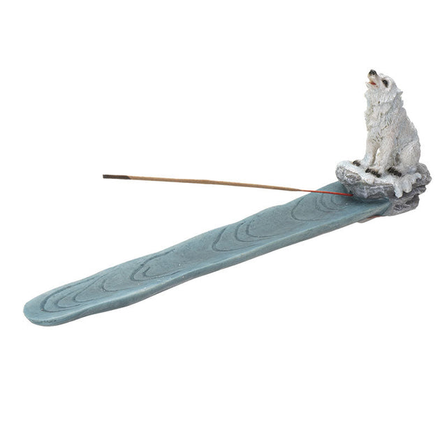 10.8" Wolf Stick Incense Burner - Magick Magick.com